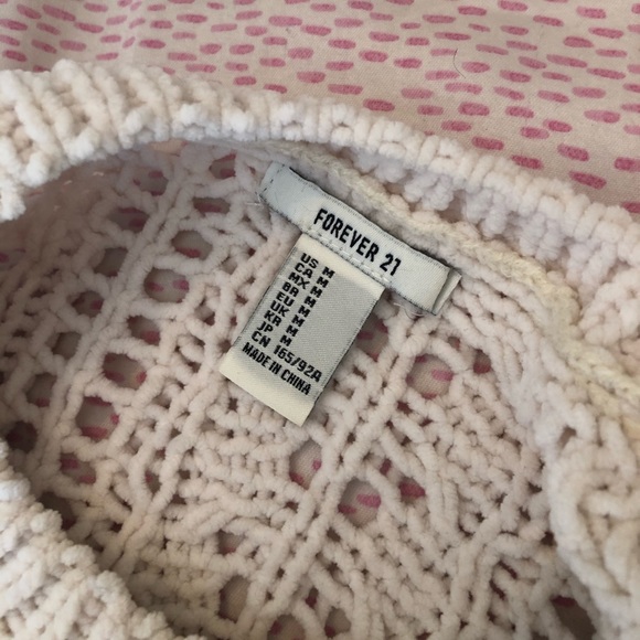Forever 21 crochet chenille sweater - Picture 4 of 4